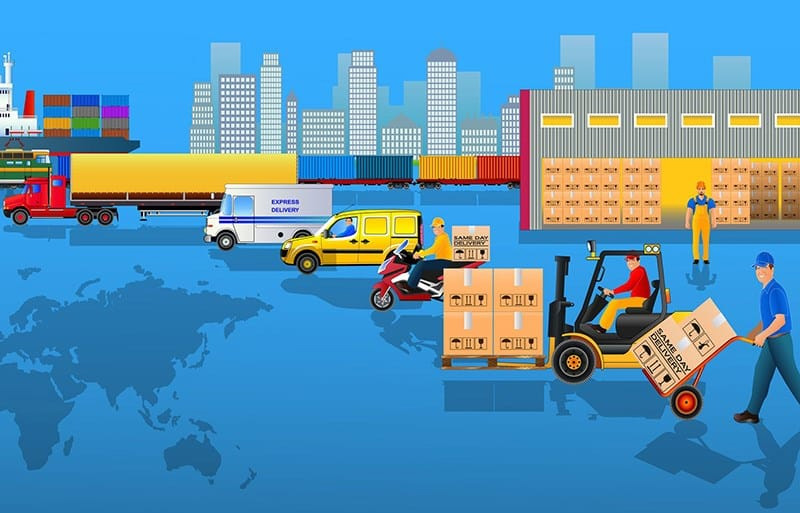 Các dịch phụ trợ Logistics