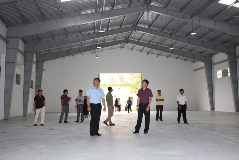 Các lãnh đạo Vietrans Hải Phòng kiểm tra kho ngoại quan